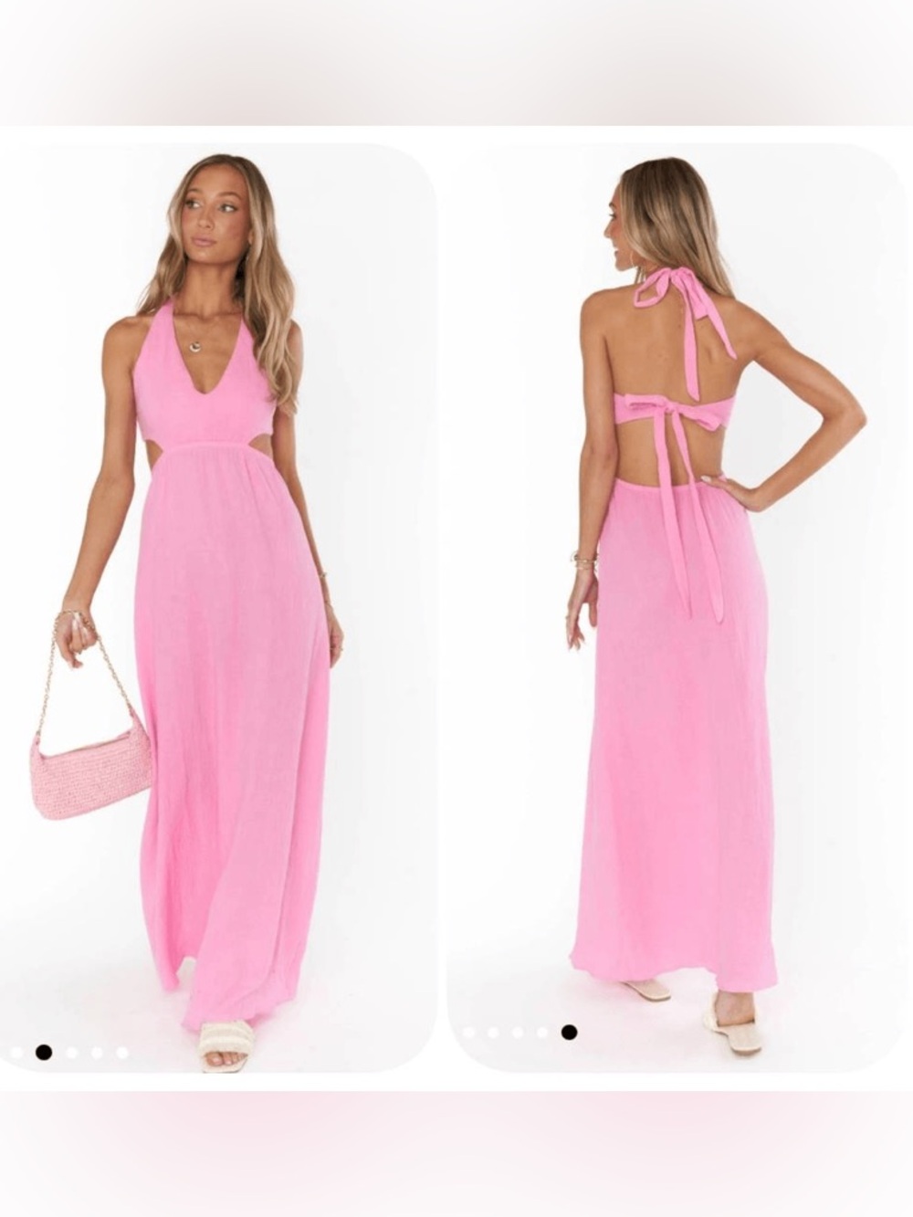 NWT Show Me Your Mumu Marisol Maxi Dress in Bubblegum Pink